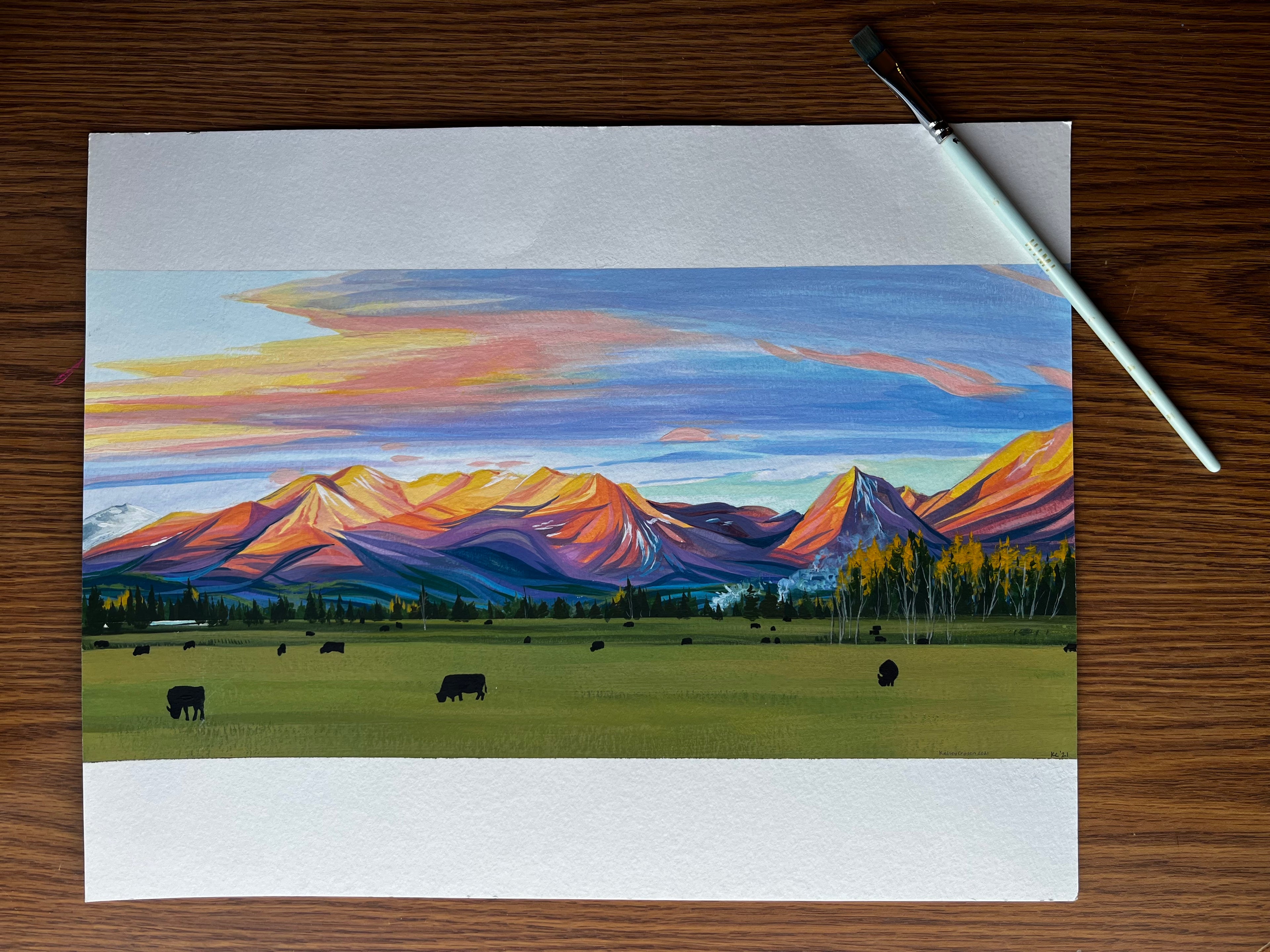 “Out to pasture”